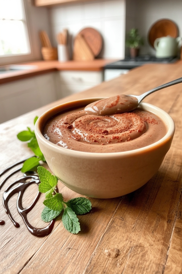 chocolatey rice pudding delight