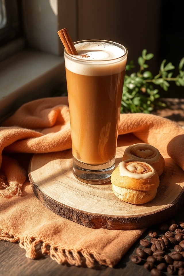 cinnamon roll coffee delight
