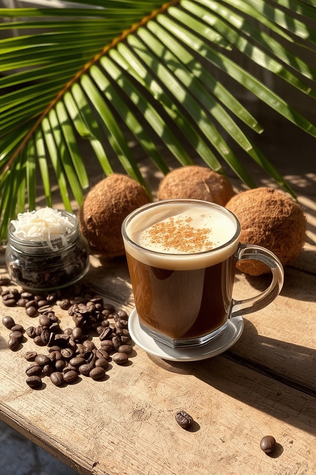 coconut cream coffee delight