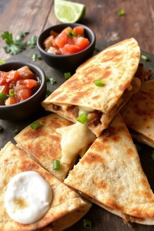 corned beef hash quesadillas recipe
