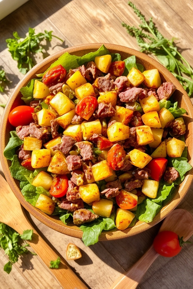 corned beef hash salad