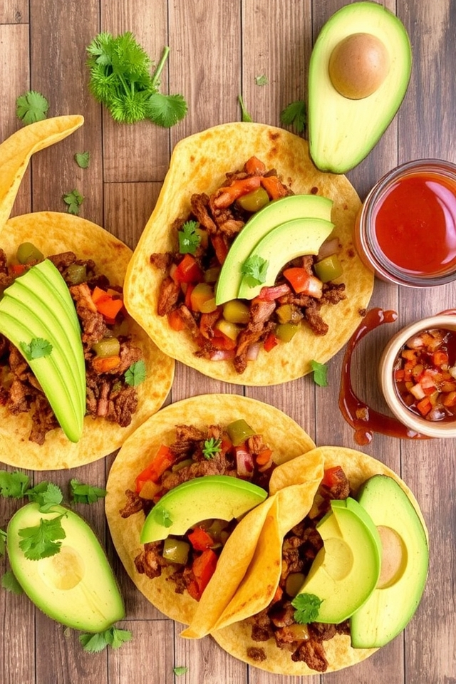 corned beef hash tacos