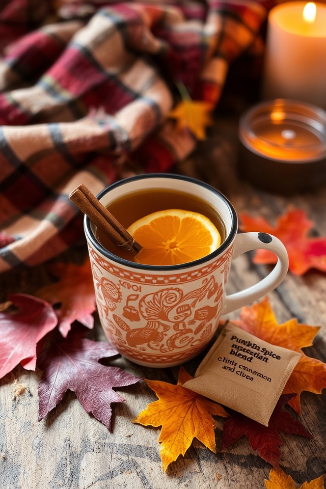 cozy autumn spiced beverage