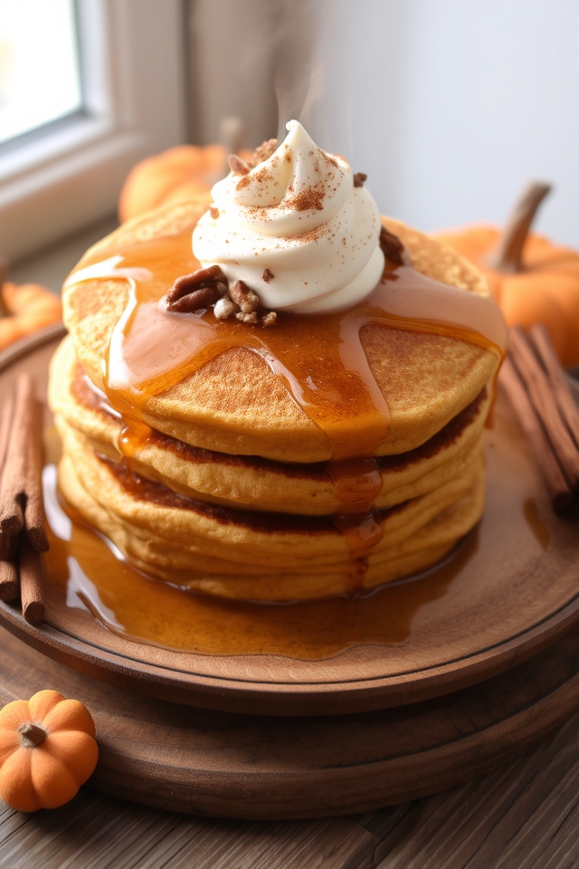 cozy pumpkin spice breakfast