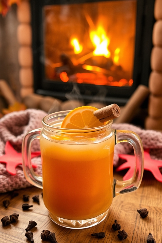 cozy spiced apple cider