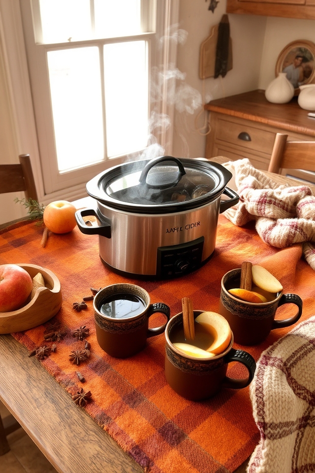 cozy spiced apple cider