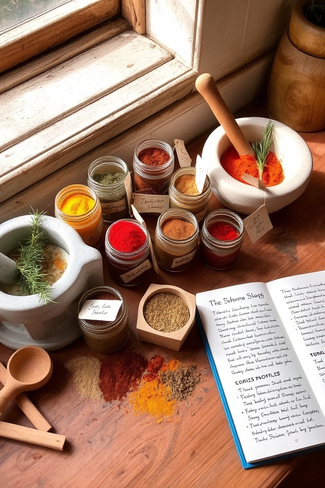craft unique spice blends