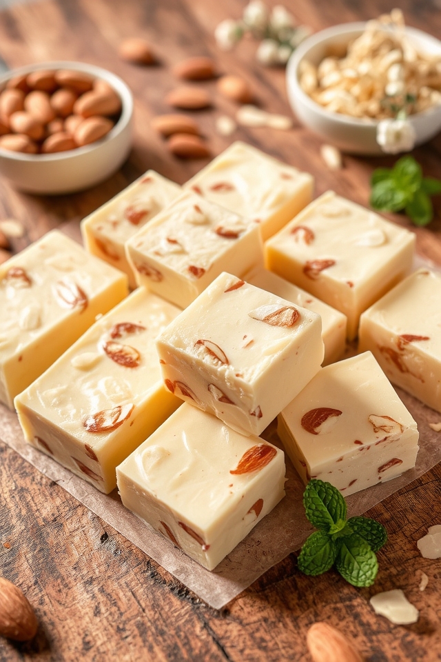 creamy almond fudge delight