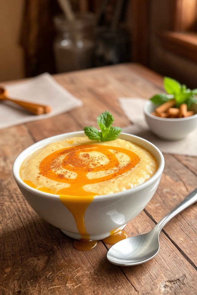 creamy butterscotch rice pudding