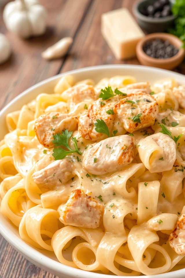 creamy chicken alfredo delight