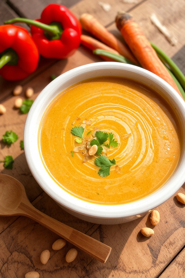 creamy flavorful peanut soup