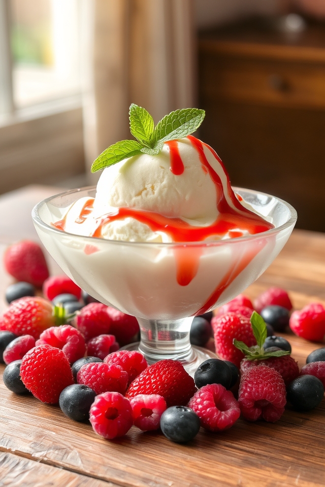 creamy indulgence with toppings
