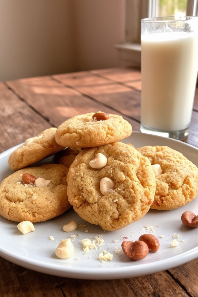 creamy nutty indulgent cookies