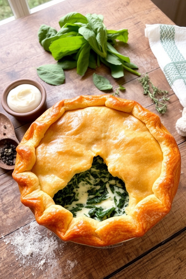 creamy spinach ricotta comfort