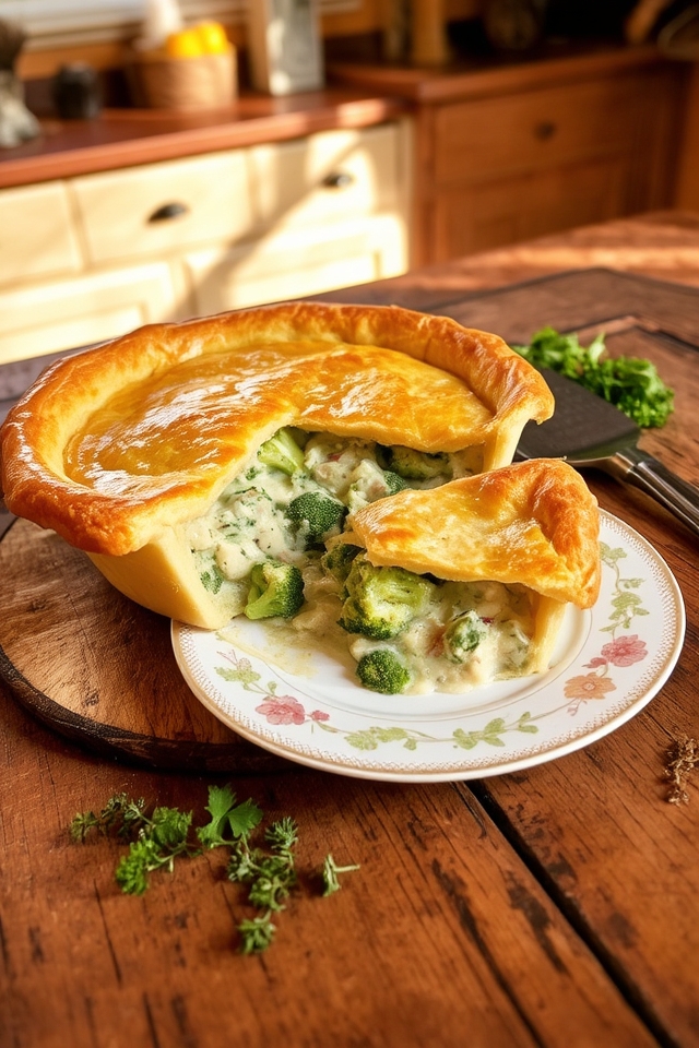 creamy turkey broccoli comfort