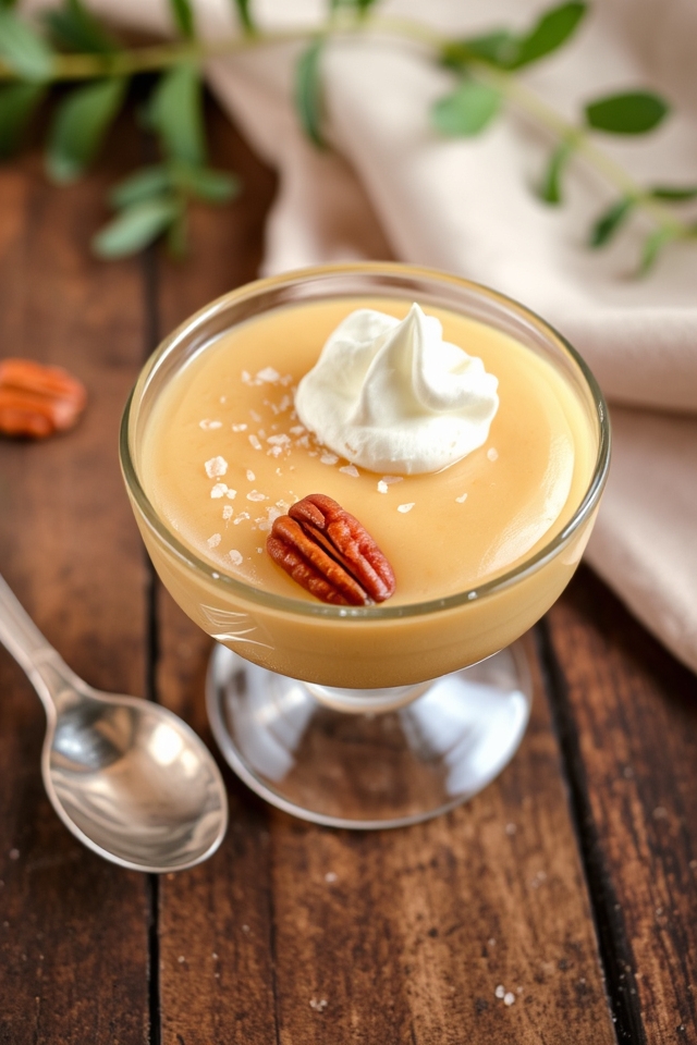 creamy vegan butterscotch pudding