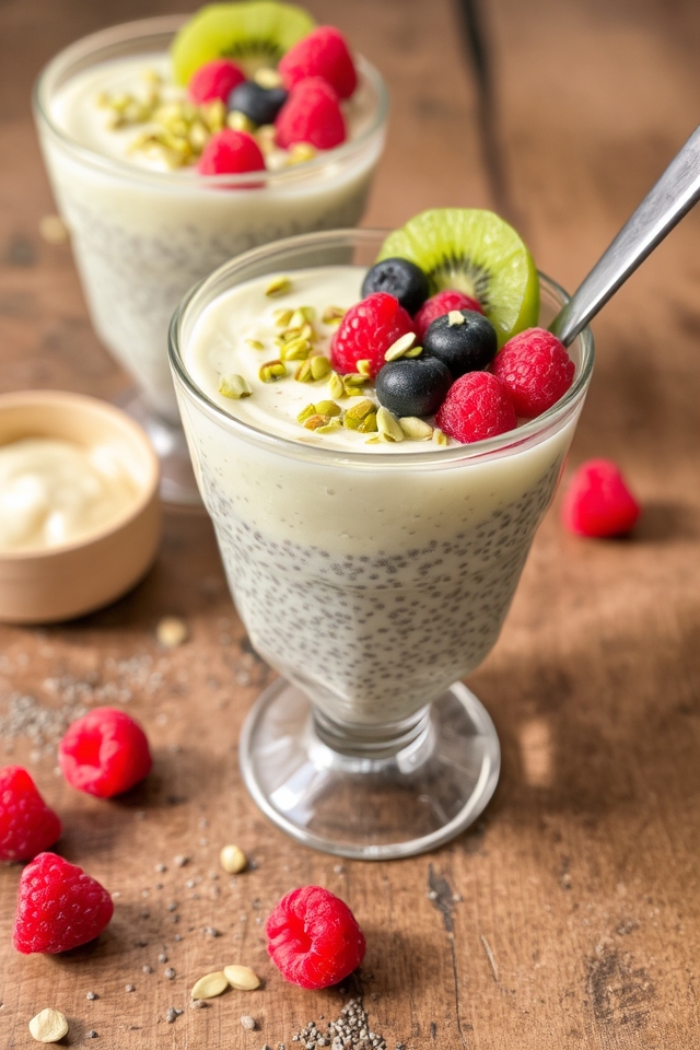 creamy white chocolate pudding