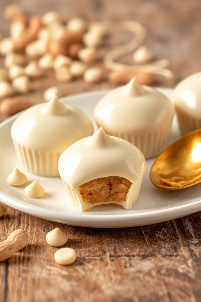 creamy white chocolate treats