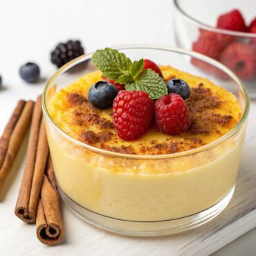 Saffron Vanilla Rice Pudding
