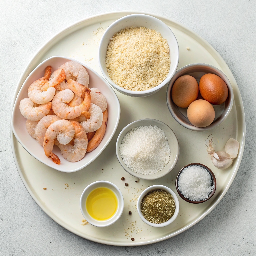 Easy Baked Coconut Shrimp Ingredients