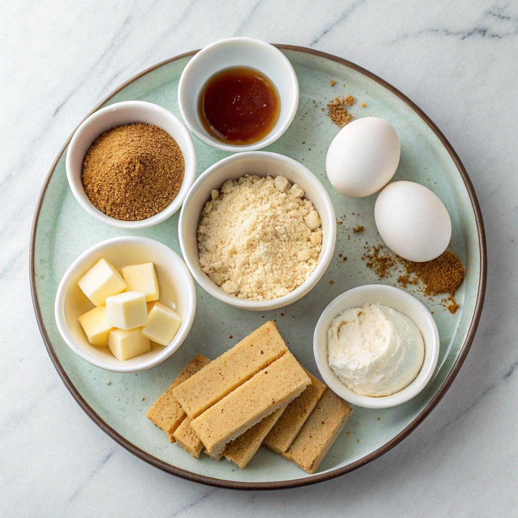 Miso Caramel Cheesecake Bars Ingredients