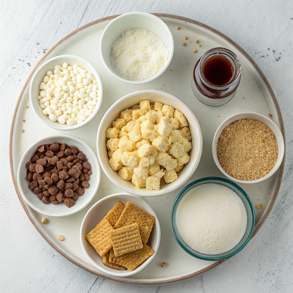 Easy Cherry Cheesecake Puppy Chow Ingredients