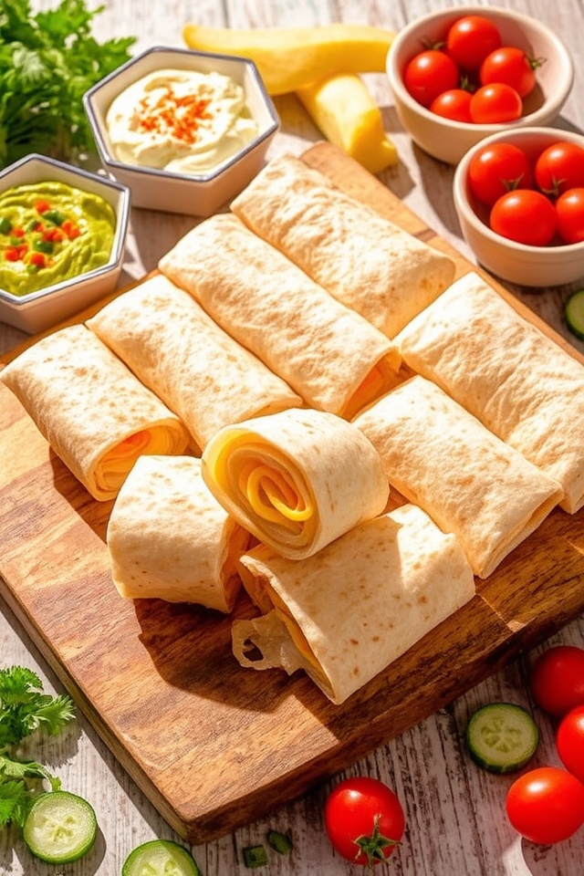 creative snack roll ups idea