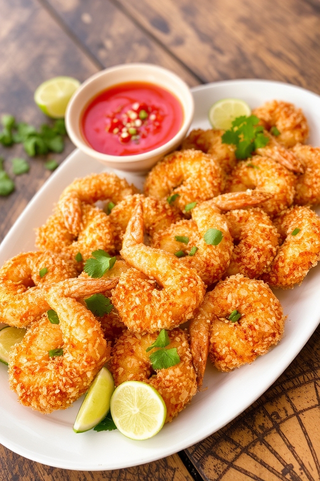 crispy coconut shrimp delight