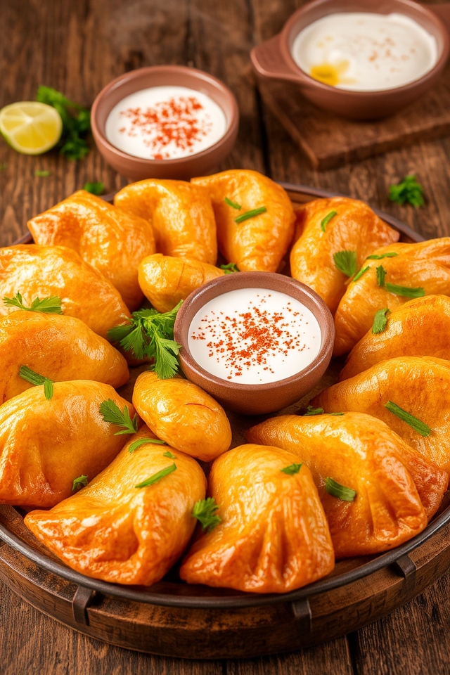 crispy pastry filled delights