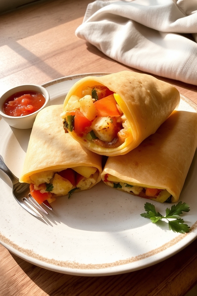 customizable handheld breakfast delights
