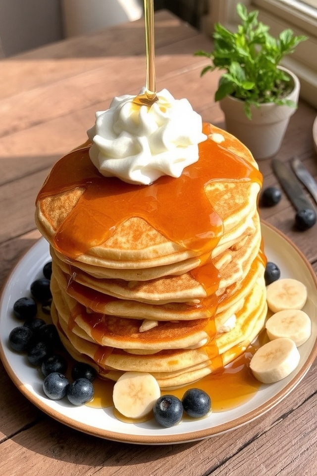 decadent macadamia nut pancakes