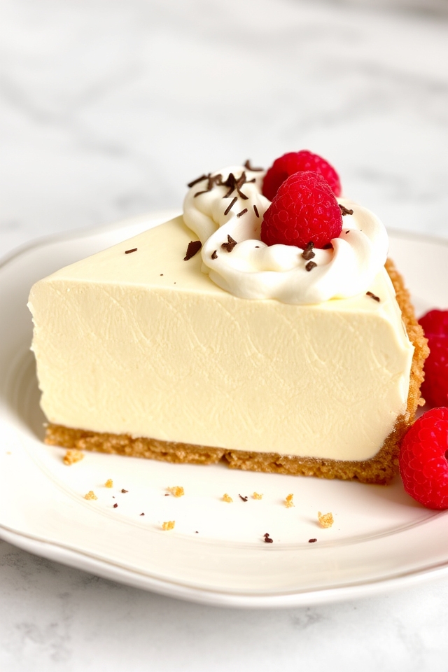 decadent white chocolate pie