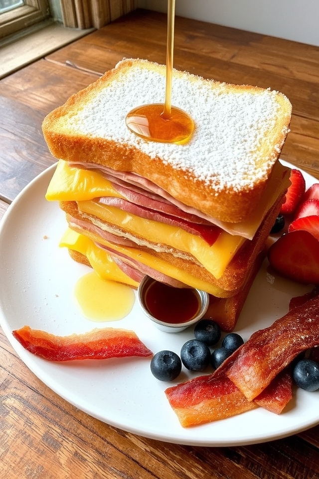 delicious sweet and savory sandwich