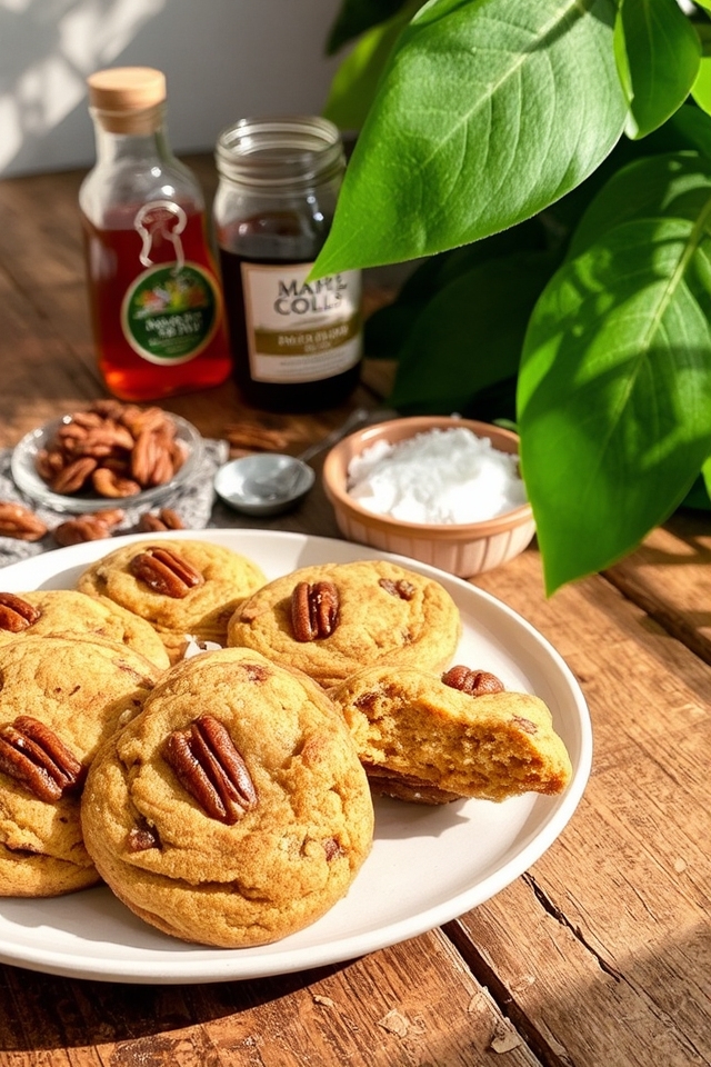 delicious vegan pecan cookies
