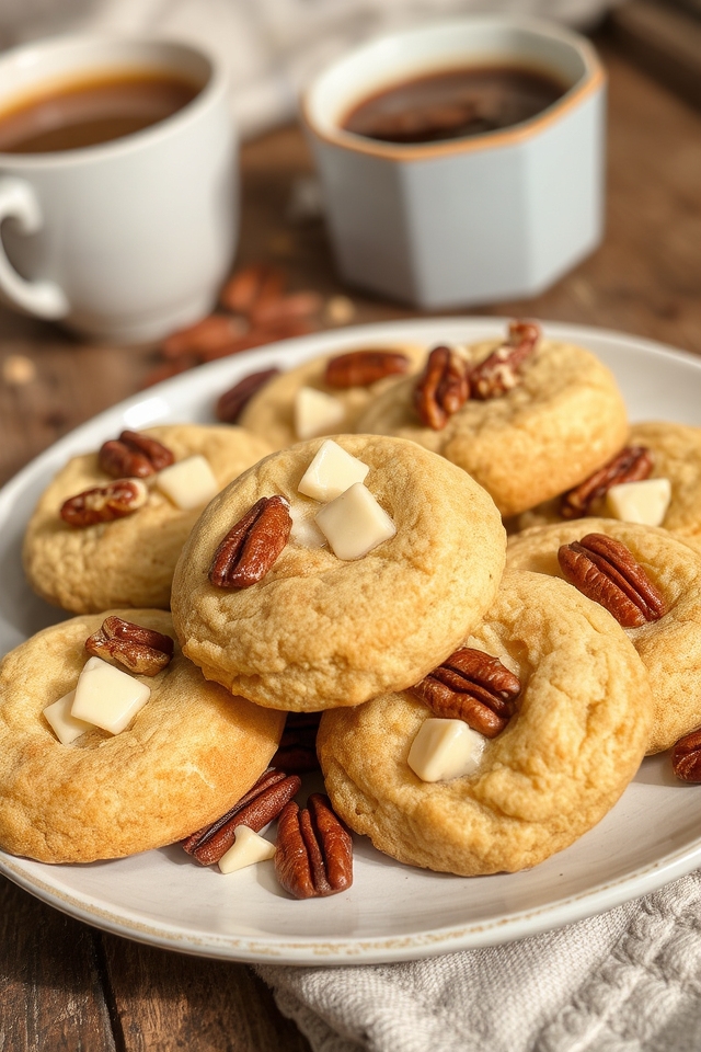 delightful creamy pecan cookies