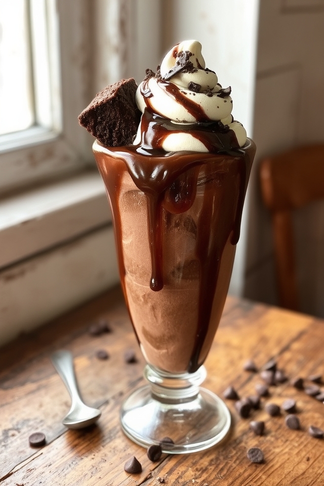 delightful frozen chocolate treat