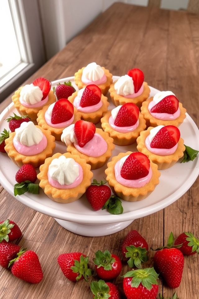 delightful mini strawberry desserts
