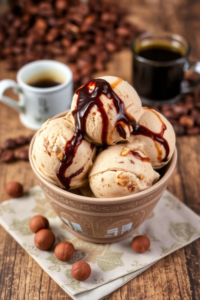 espresso hazelnut crunch delight