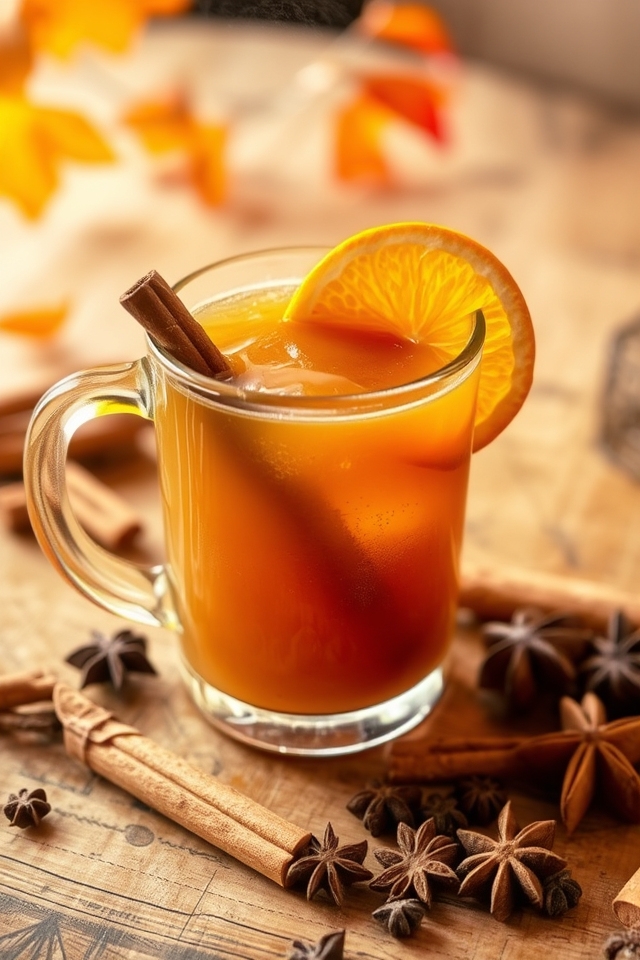espresso infused spiced apple cider
