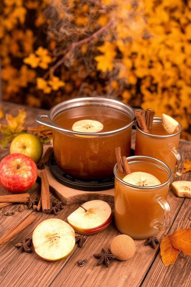festive spiced hard cider