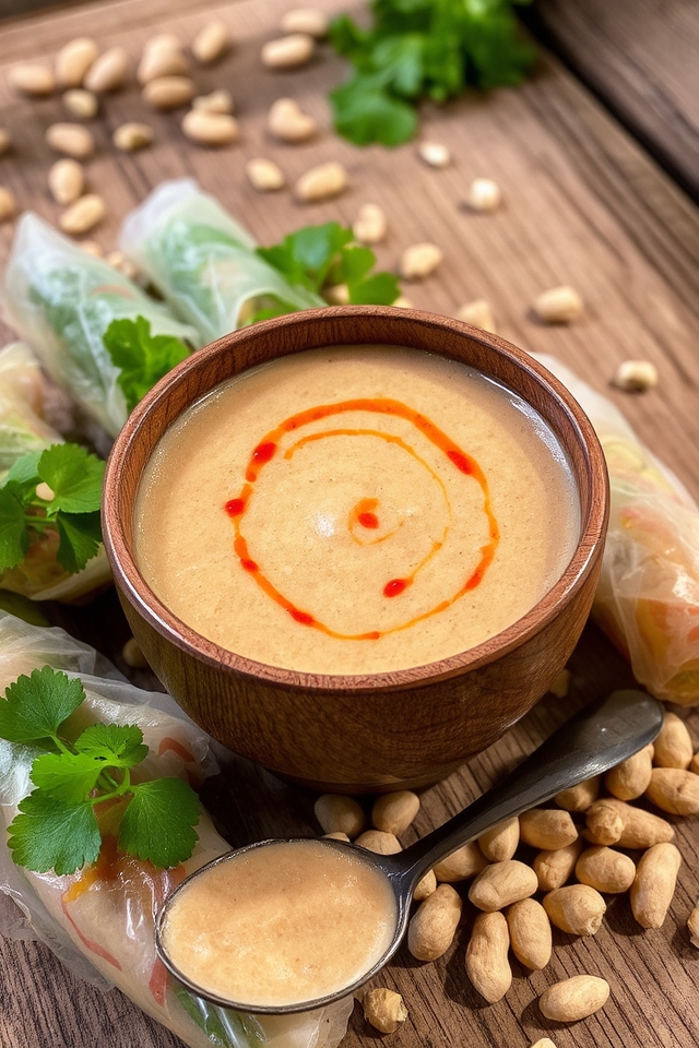 flavorful spicy peanut sauce