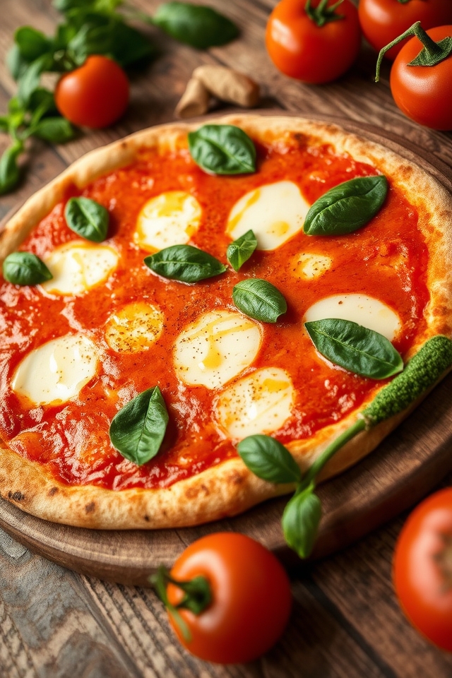 fresh simple flavorful pizza