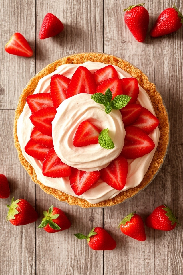 fresh strawberry cream delight