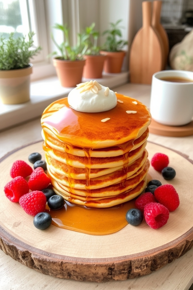 gluten free fluffy pancake delight