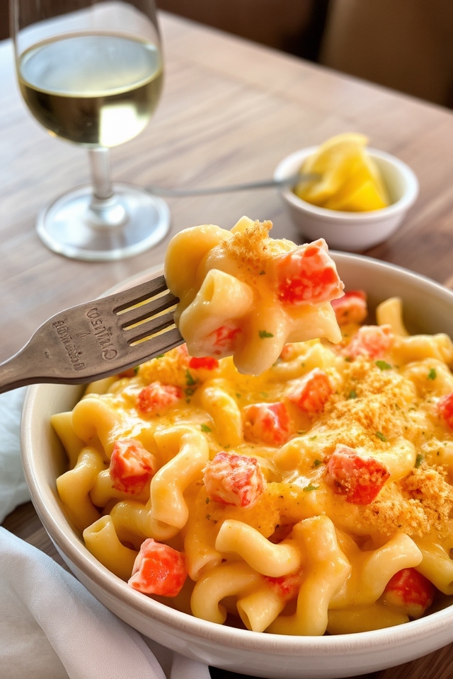 gourmet lobster mac and cheese