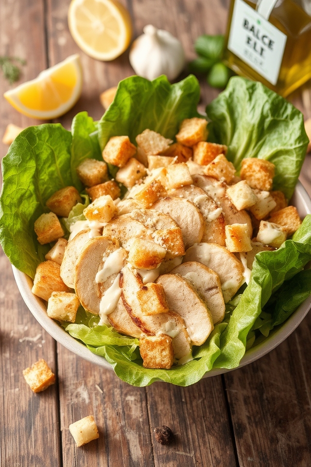 grilled chicken with caesar