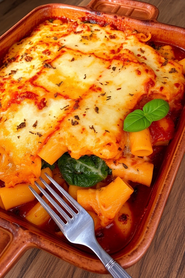 hearty baked ziti delight