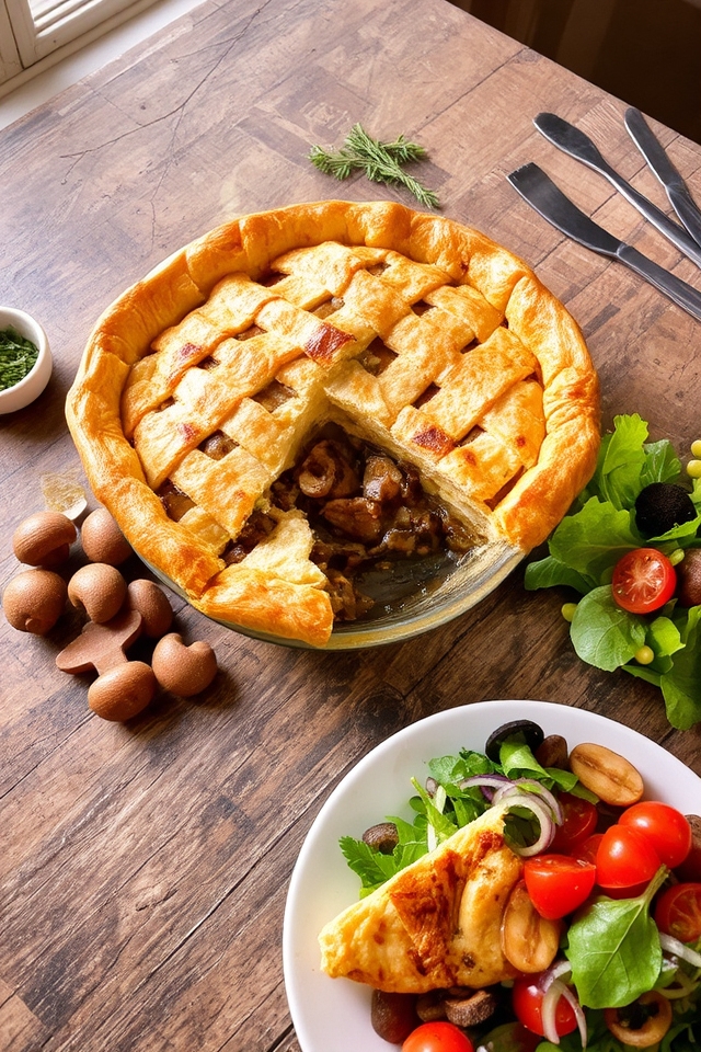 hearty beef mushroom comfort food
