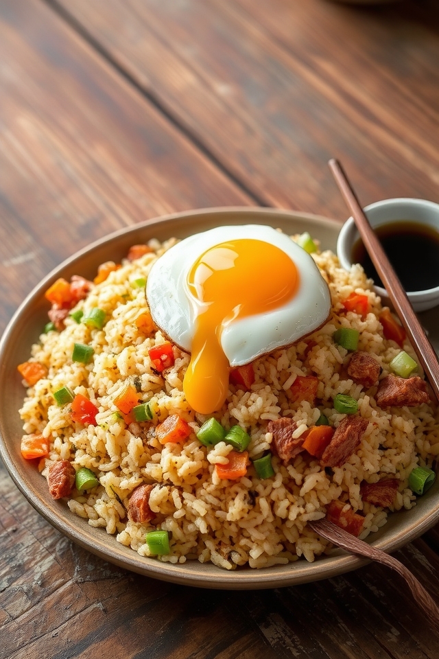 hearty corned beef fried rice