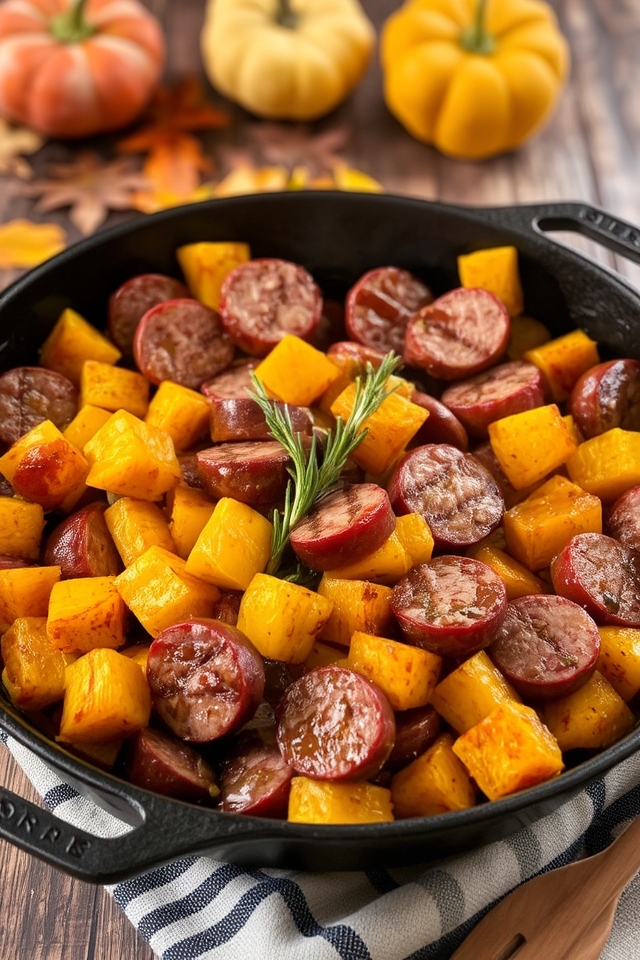 hearty fall skillet dish